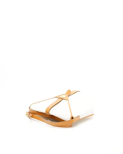 Saint Laurent Ysl Vintage Bag In White