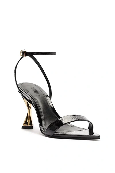 Schutz Elisha Ankle Strap Sandal In Black
