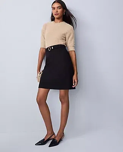 Ann Taylor Metallic Sweater Tee In Neutral