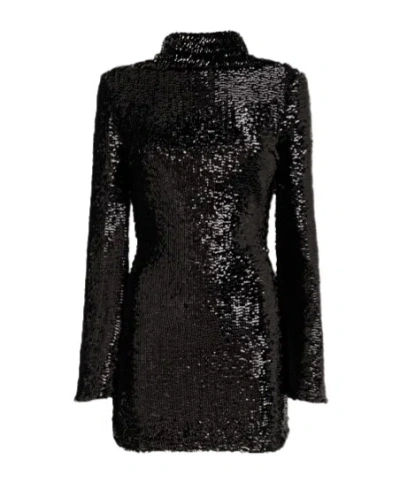 Giuseppe Di Morabito Sequined Long-sleeved Dress In Black