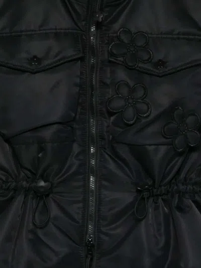 Cecilie Bahnsen Bree Nylon Vest In Black