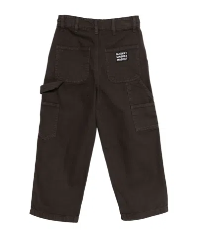 Market Panelled Trousers In Brown