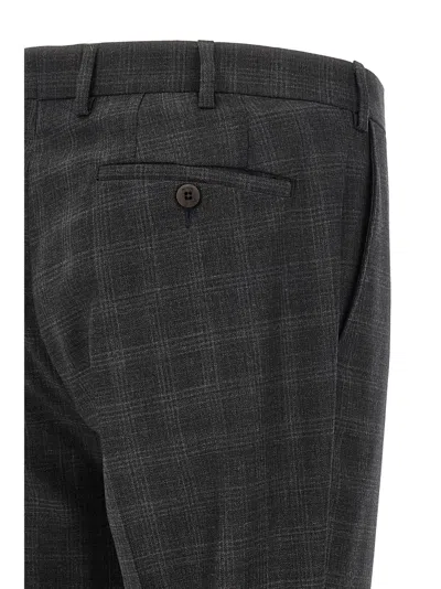 Pal Zileri Lord Prince Of Wales Suit In Gray