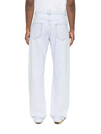 Lanvin Logo-patch Jeans In Blue