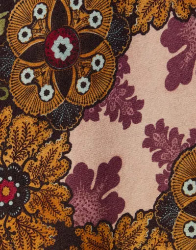 La Doublej La Double J Patterned-intarsia Wool Poncho In Black