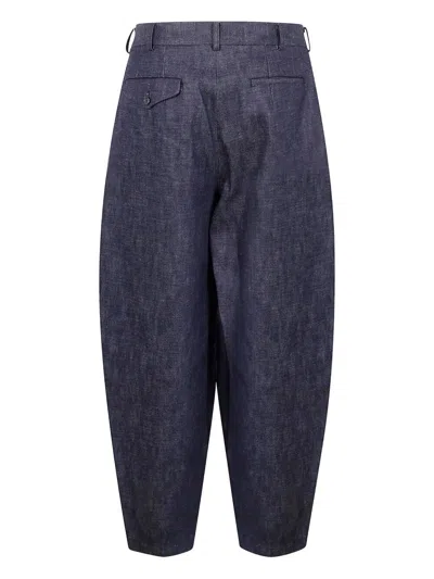 Comme Des Garçons Wide Leg Trousers With Pleats And Pockets In Purple