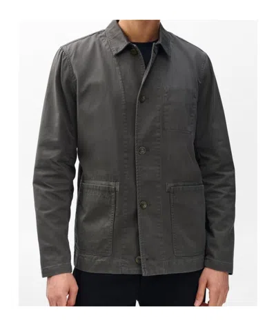 Rag & Bone Evan Twill Worker Jacket In Brown