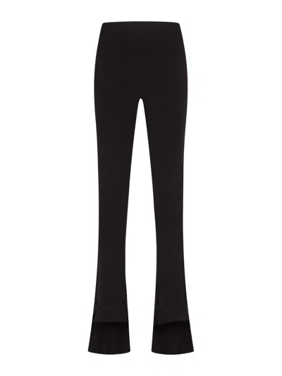 Courrèges Bootcut Interlock Pants In Black