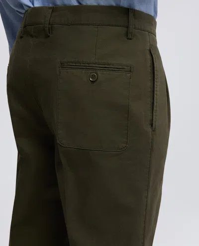Aspesi Pantalone Slim Banana In Gabardina Di Cotone - Militare In Green
