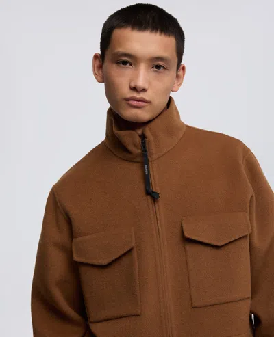 Aspesi Field Jacket Nelson In Double Di Lana - Cammello In Brown