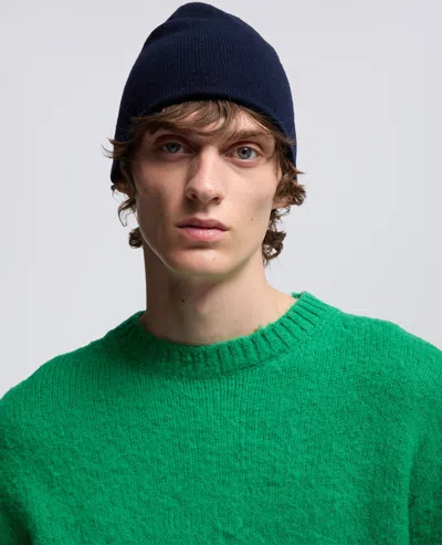 Aspesi Berretto In Misto Lana - Navy In Blue