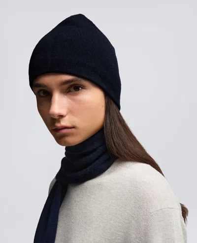 Aspesi Berretto In Misto Lana - Navy In Blue