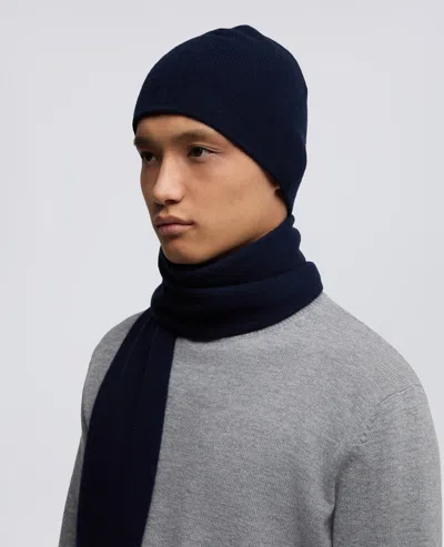 Aspesi Berretto In Misto Lana - Navy In Blue