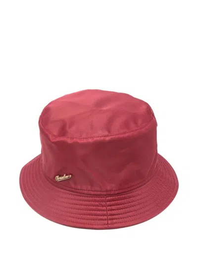 Borsalino Morgan Rain Bucket Hat In Brown