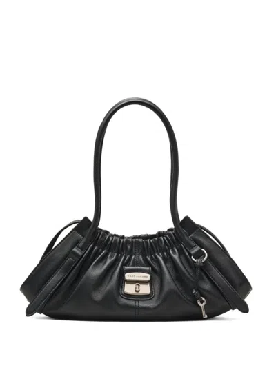 Marc Jacobs The Cristina Small Satchel Leather Cross-body Bag In Black