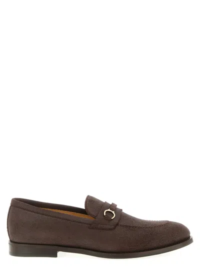 Brunello Cucinelli 'penny Loafer' Loafers In Brown