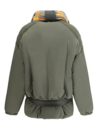 Marbell Green Polyamide Shell Jacket In Green