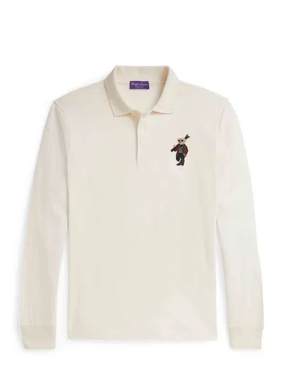 Ralph Lauren Long-sleeved Polo Shirt In White