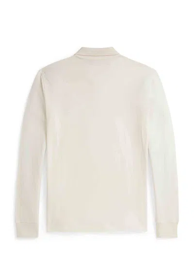 Ralph Lauren Long-sleeved Polo Shirt In White