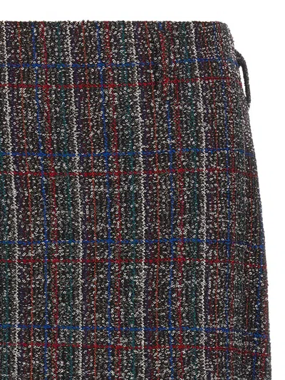 Missoni High Waist Mini Skirt With Sequin Embellishment In Multi