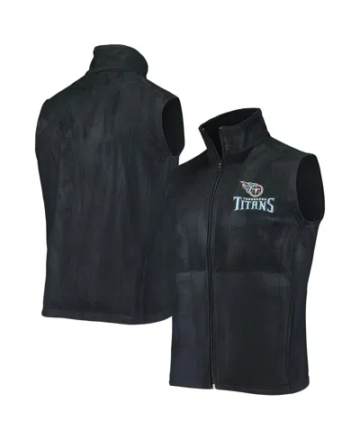 Dunbrooke Men's Navy Tennessee Titans Houston Fleece Full-zip Vest In Blue