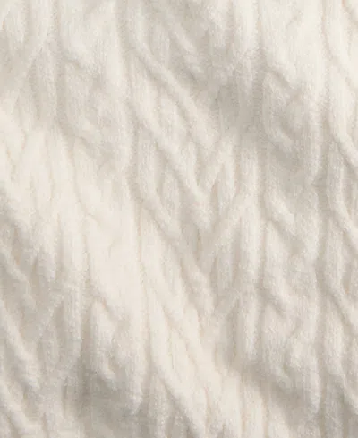 On 34th Women's Mock-neck Cable-knit Pullover Sweater, Created For Macy's In White