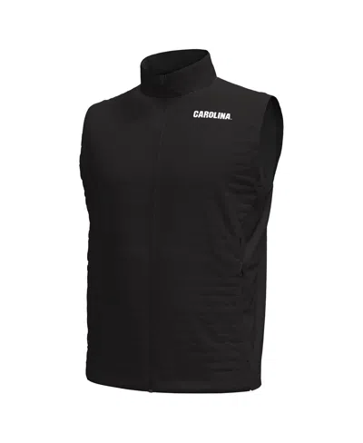 Under Armour Men's Black South Carolina Gamecocks Drive Pro Storm Full-zip Vest In Black