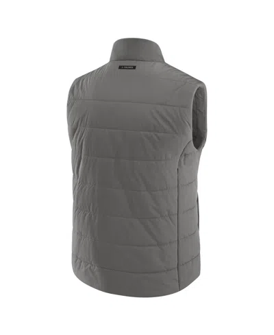 J. Palmer Men's Graphite Chicago Bears Front Office Full-zip Vest In Gray