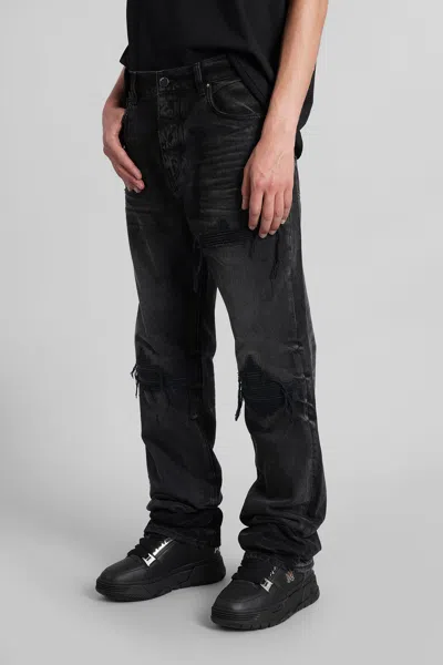 Amiri Vintage Distressed Jeans Belt Loops In Black