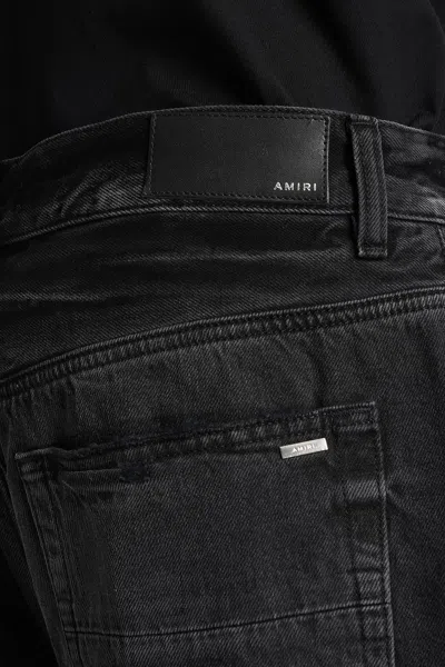 Amiri Vintage Distressed Jeans Belt Loops In Black