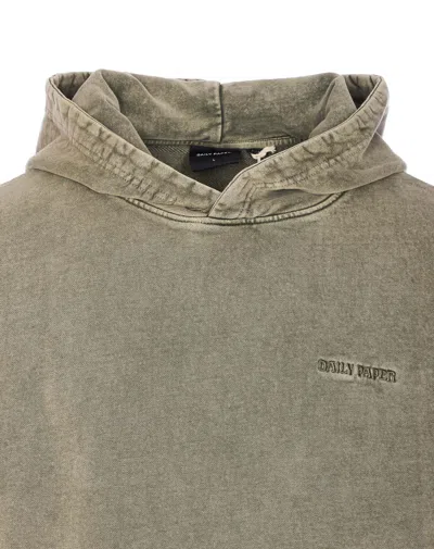 Daily Paper Dias Washed Hoodie In Green