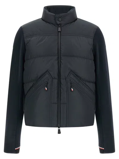 Moncler Padded Cardigan Sweaters And Cardigans Blue In Blue