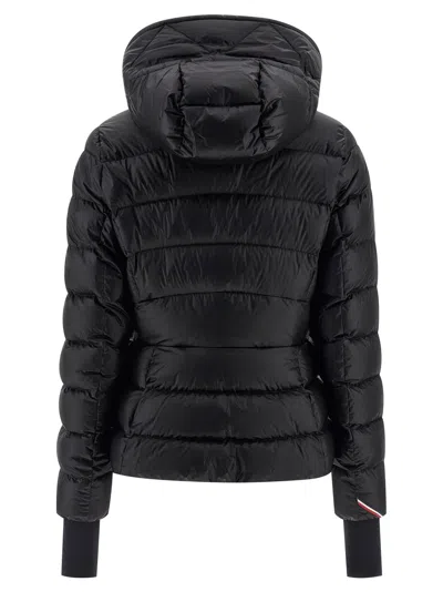 Moncler Grenoble Armoniques Button-up Down Jacket In Black