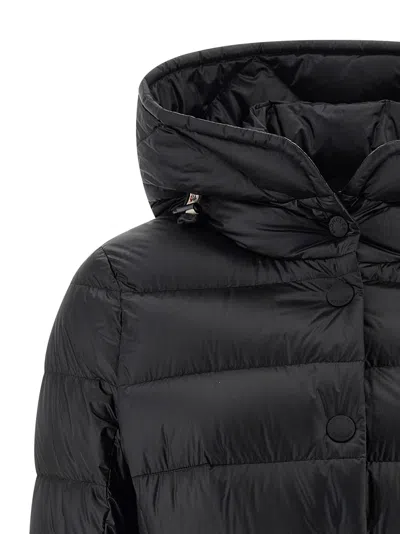 Moncler Grenoble Armoniques Button-up Down Jacket In Black