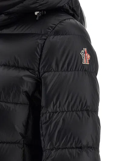 Moncler Grenoble Armoniques Button-up Down Jacket In Black