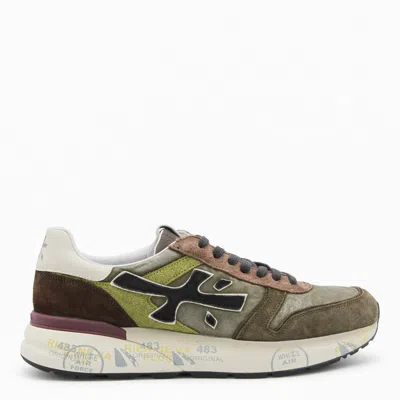 Premiata Sneaker Mick 7717 Military Green In Multi