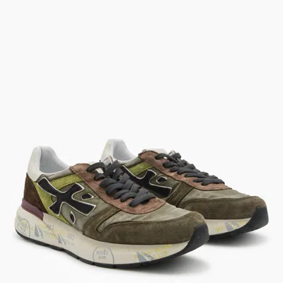 Premiata Sneaker Mick 7717 Military Green In Multi
