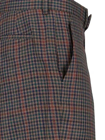 Paul Smith Classic Straight-leg Trousers With Smooth Finish In Brown