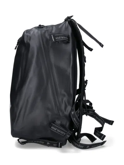 And Wander Backpack Waterproof Daypack In Black