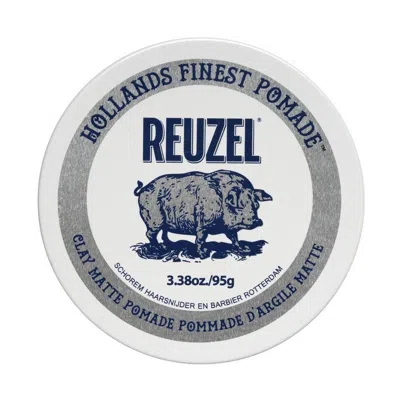 Reuzel Clay Matte Pomade Strong Flexible Hold In Black