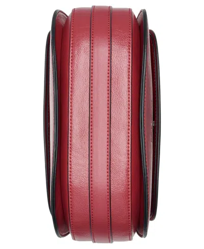 Calvin Klein Bella Adjustable Crossbody With Signature Zippered Pouch In Red