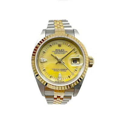 Pre-owned Rolex Stainless Steel Yellow Gold (18k) Wristwatch () In Multi