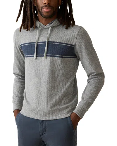 Faherty Legend Sweater Hoodie In Gray