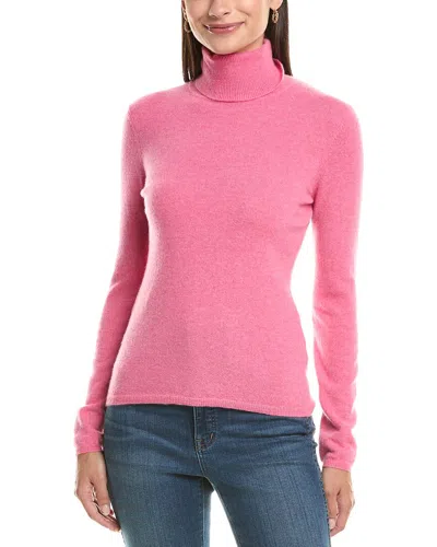 Incashmere Turtleneck Cashmere Sweater In Pink