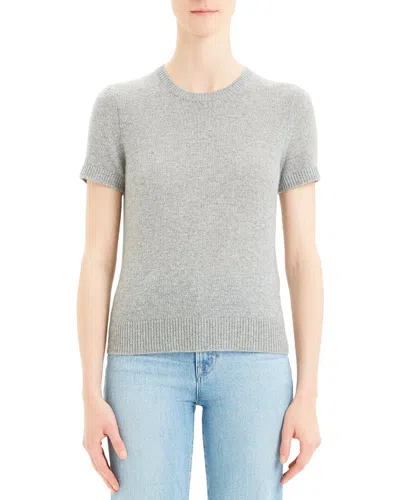 Theory Basic Cashmere Shirt In Gray