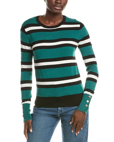 M- Magaschoni M Magaschoni Striped Pullover In Multi