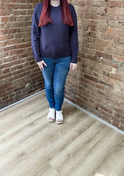 Be Cool Gibbs Sweater In Eclipse In Blue