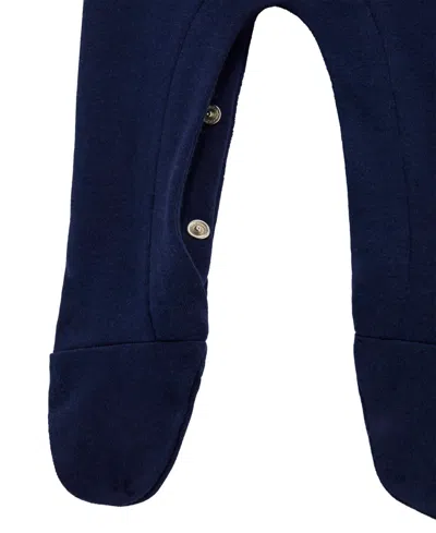 Guess Baby Boys Brushed Interlock Coverall In Black