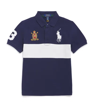 Ralph Lauren Cotton Big Pony Polo Shirt In Blue