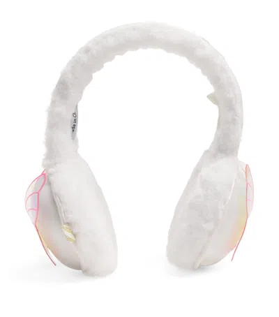 Billieblush Butterfly Ear Muffs In White